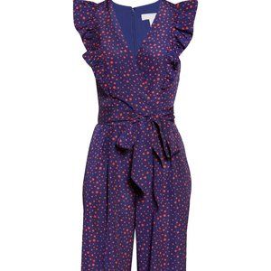 CHELSEA28 Ruffle Crop Jumpsuit